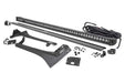 Rough Country 70066 Jeep 50-Inch Straight LED Light Bar Upper Windshield Kit w/ Single-Row Black Series LED White DRL 2020 Gladiator JT, 18-20 Wrangler JL Rough Country - Truck Part Superstore
