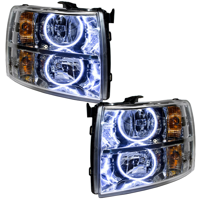 Oracle Lighting 7007-001 SMD Pre-Assembled Headlights, Round Style, White - Truck Part Superstore