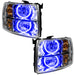 Oracle Lighting 7007-002 SMD Pre-Assembled Headlights, Round Style, Blue - Truck Part Superstore
