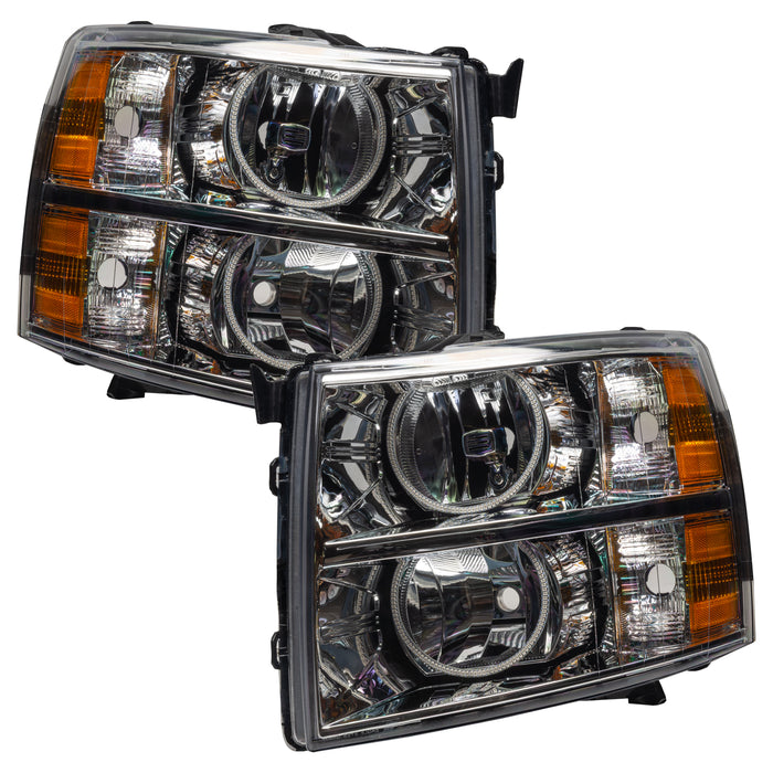 Oracle Lighting 7007-004 SMD Pre-Assembled Headlights, Round Style, Green - Truck Part Superstore