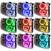 Oracle Lighting 7007-334 SMD Pre-Assembled Headlights, Round Style, ColorSHIFT - No Controller - Truck Part Superstore