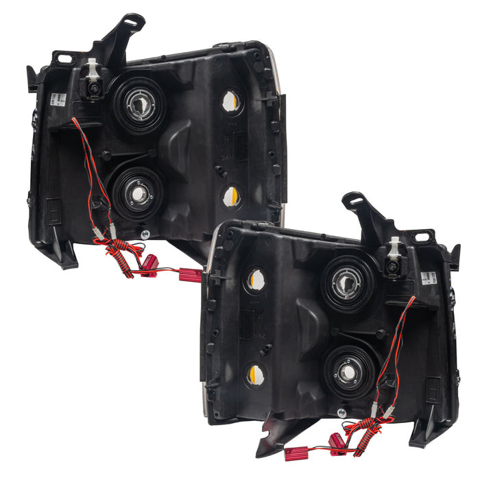Oracle Lighting 7007-504 SMD Pre-Assembled Headlights, Round Style, ColorSHIFT - Simple - Truck Part Superstore