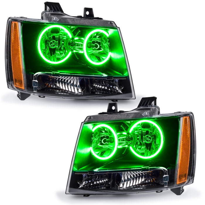 Oracle Lighting 7008-004 SMD Pre-Assembled Headlights, Green - Truck Part Superstore