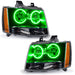 Oracle Lighting 7008-004 SMD Pre-Assembled Headlights, Green - Truck Part Superstore
