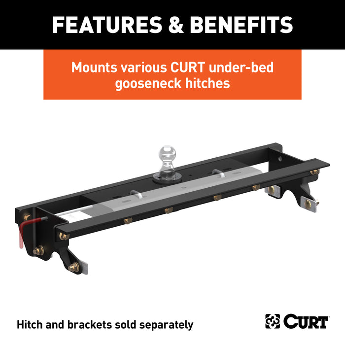 CURT 60649 CURT 60649 Double Lock Gooseneck Installation Brackets; Fits Select Ford F-150 - Truck Part Superstore