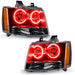 Oracle Lighting 7010-003 SMD Pre-Assembled Headlights, Red - Truck Part Superstore