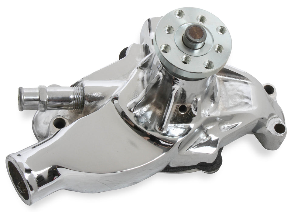 Mr Gasket 70108CG Water Pump; 0.75 in. Pulley Pilot; Standard Flow; Short Style; - Truck Part Superstore
