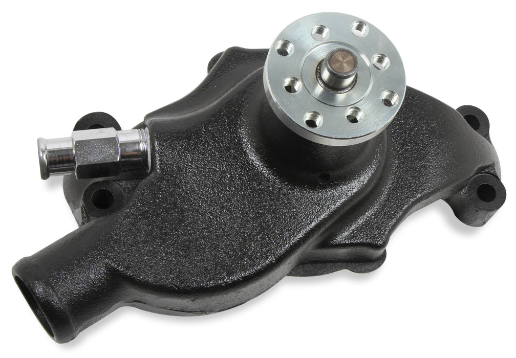 Mr Gasket 7011BG Water Pump; 0.625 in. Pulley Pilot; High Volume Flow; Short Style; Black Finish; - Truck Part Superstore