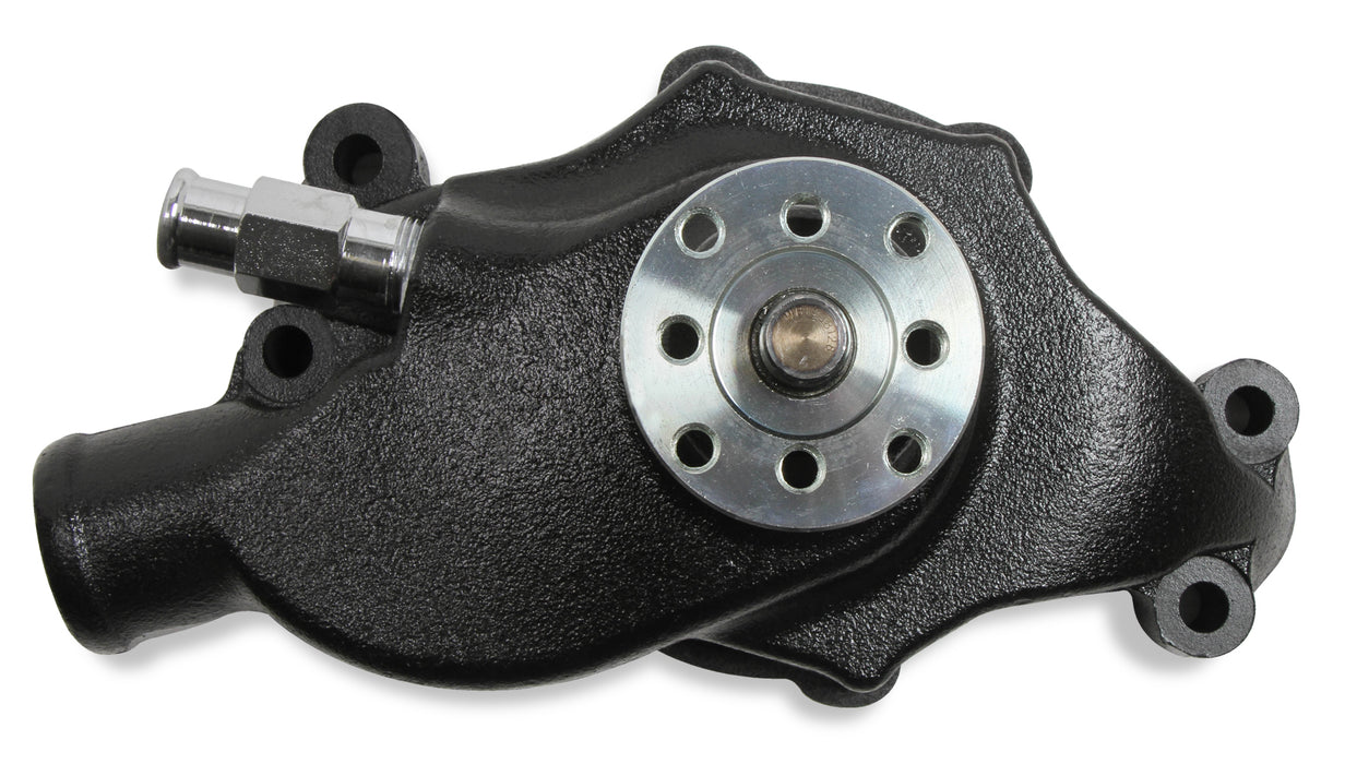 Mr Gasket 7011BG Water Pump; 0.625 in. Pulley Pilot; High Volume Flow; Short Style; Black Finish; - Truck Part Superstore