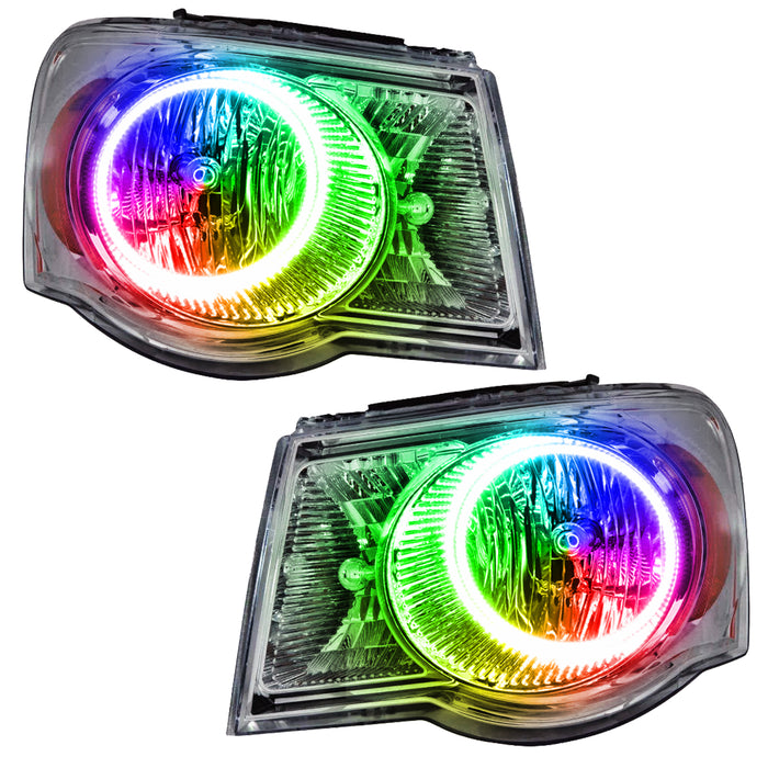 Oracle Lighting 7012-332 Dynamic ColorSHIFT SMD Pre-Assembled Headlights - Truck Part Superstore