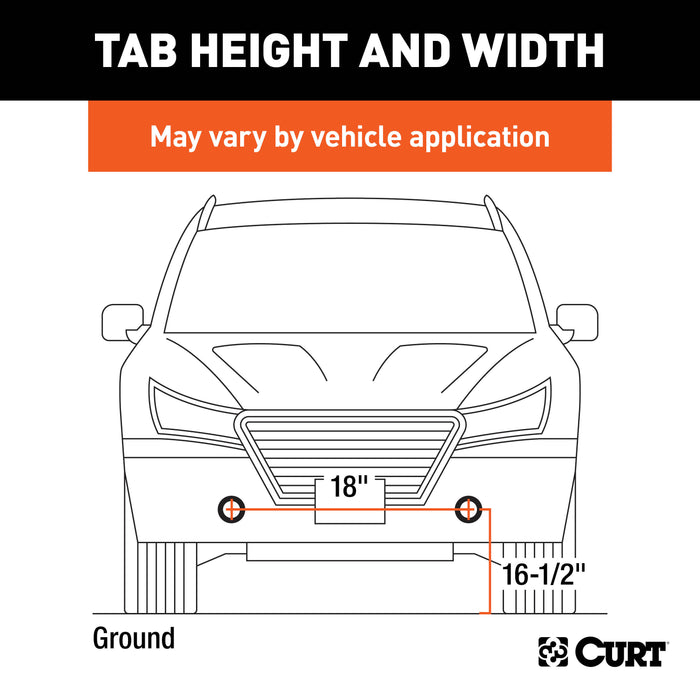 CURT 70123 Custom Tow Bar Base Plate; Select Cadillac SRX - Truck Part Superstore