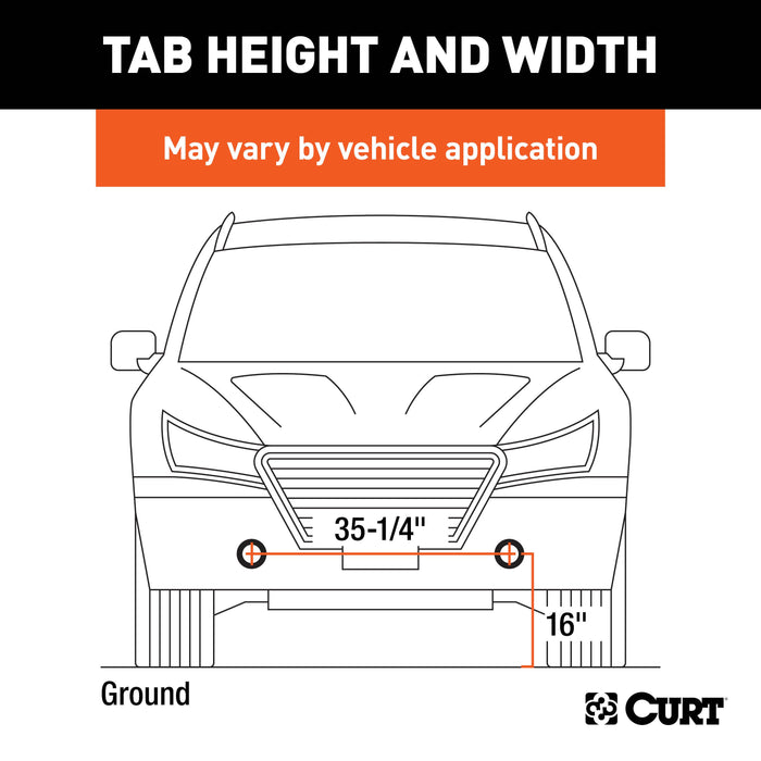 CURT 70125 CURT 70125 Custom Tow Bar Base Plate Brackets for Dinghy Towing; Compatible with - Truck Part Superstore