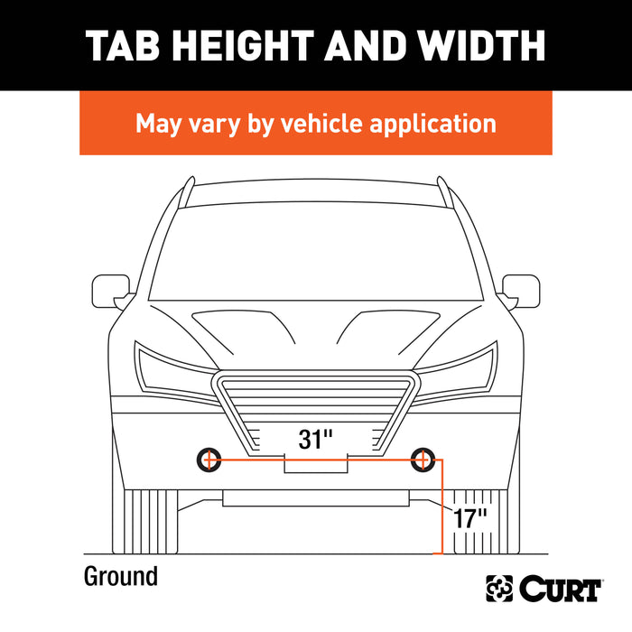 CURT 70127 Custom Tow Bar Base Plate; Select Ford Ranger - Truck Part Superstore
