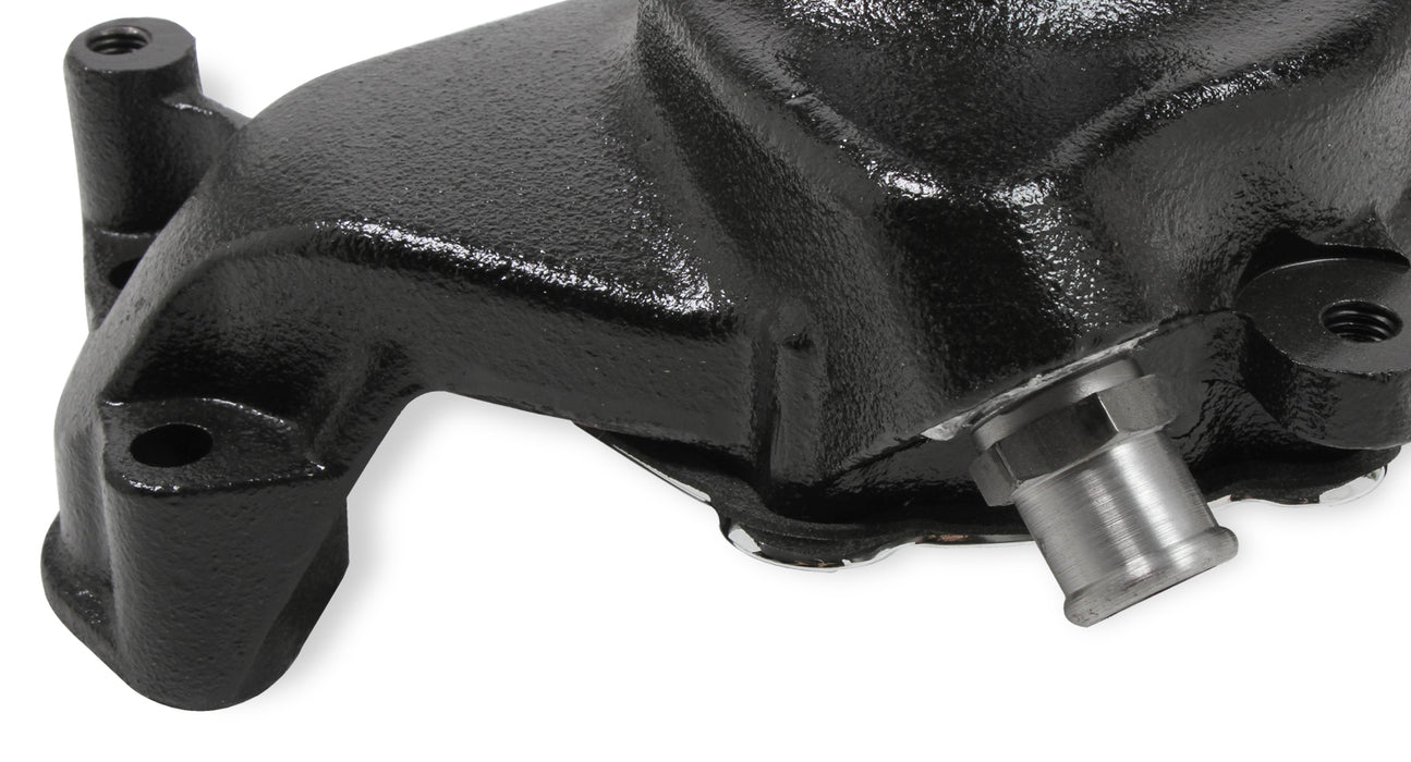 Mr Gasket 7012BG Water Pump; 0.625 in. Pulley Pilot; High Volume Flow; Long Style; Black Finish; - Truck Part Superstore
