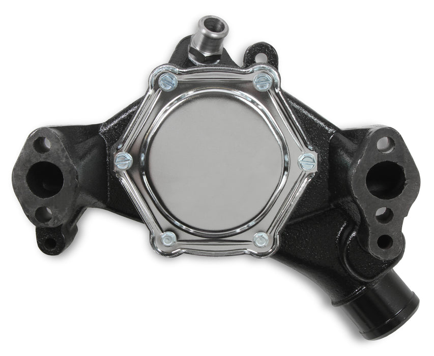 Mr Gasket 7012BG Water Pump; 0.625 in. Pulley Pilot; High Volume Flow; Long Style; Black Finish; - Truck Part Superstore