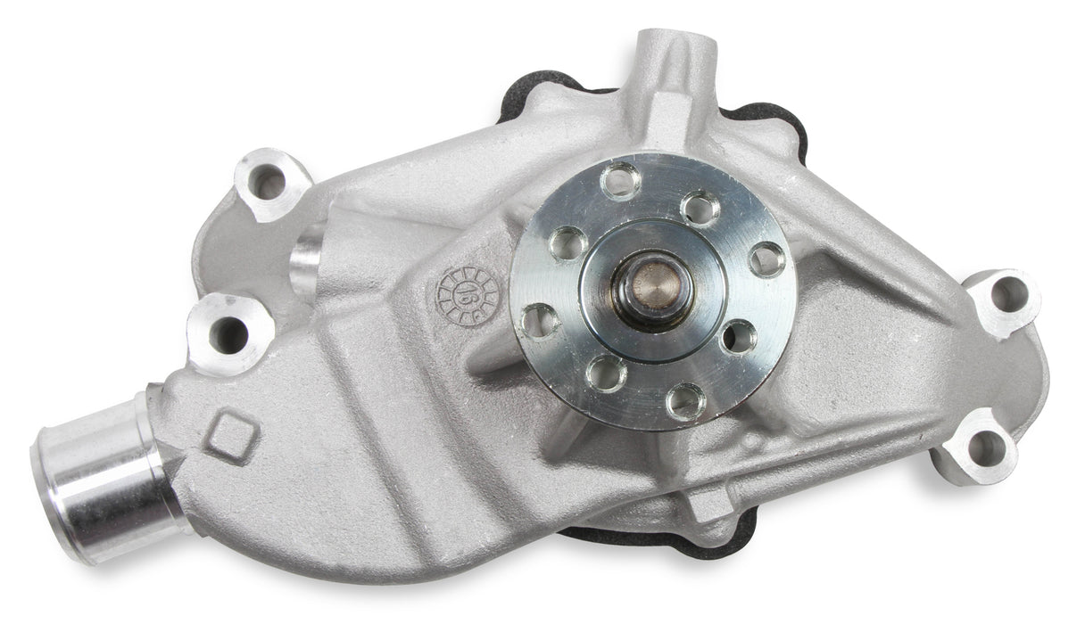 Mr Gasket 7014NG Water Pump; Aluminum; 0.75 in. Pulley Pilot; Short Style; - Truck Part Superstore