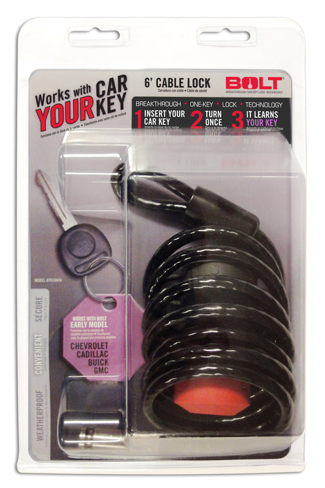 BOLT 7018449 6FT. CABLE LOCK GM EARLY MODEL - Truck Part Superstore