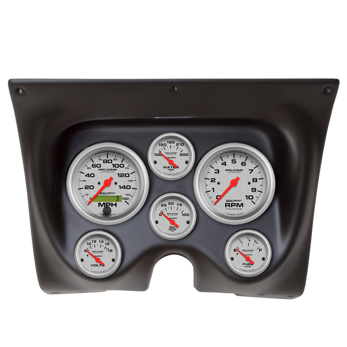 AutoMeter 7020-UL DIRECT FIT DASH KIT; CAMARO/FIREBIRD 67-68; TACH/MPH/FUEL/OILP/WTMP/VOLT; ULTRA- - Truck Part Superstore