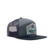 KC HiLiTES 70209 KC Hat Flat Bill Snapback Gray Black Mesh One Size Fits Most - Truck Part Superstore