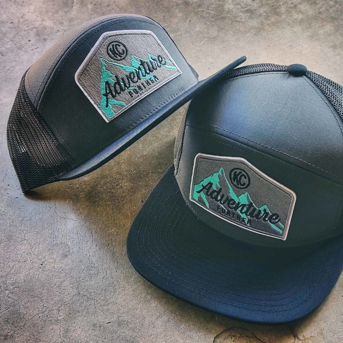 KC HiLiTES 70209 KC Hat Flat Bill Snapback Gray Black Mesh One Size Fits Most - Truck Part Superstore