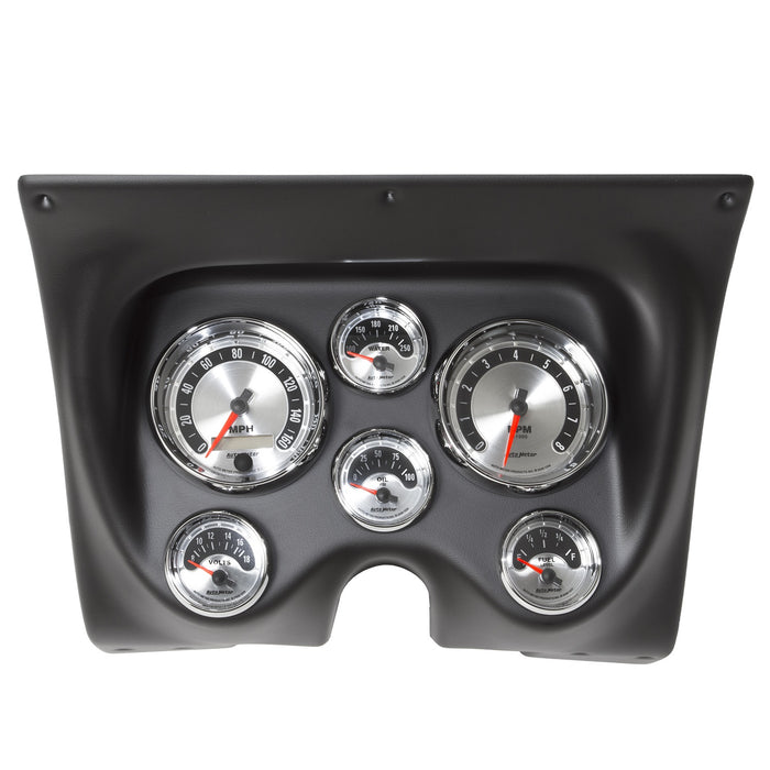 AutoMeter 7020 DIRECT FIT DASH KIT; CAMARO/FIREBIRD 67-68; TACH/MPH/FUEL/OILP/WTMP/VOLT; AM - Truck Part Superstore