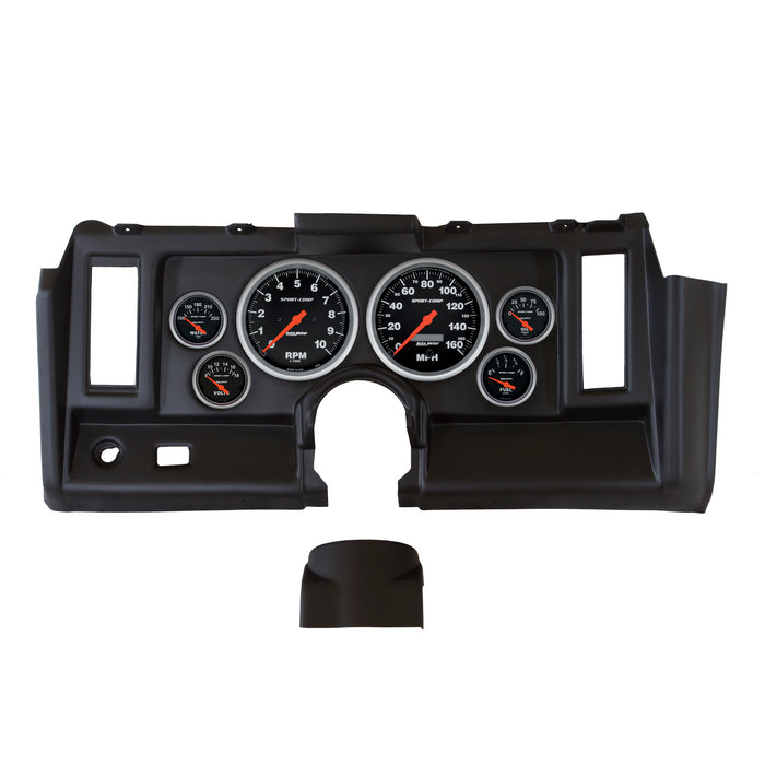 AutoMeter 7021-SC DIRECT FIT DASH KIT; CAMARO 69; TACH/MPH/FUEL/OILP/WTMP/VOLT; SPORT-COMP - Truck Part Superstore