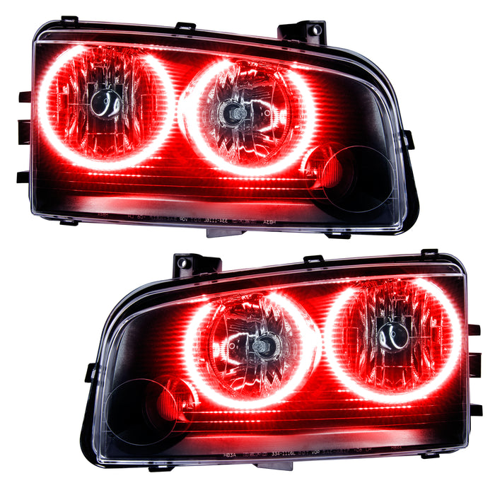 Oracle Lighting 7022-003 SMD Pre-Assembled Headlights, Non-HID, Red - Truck Part Superstore
