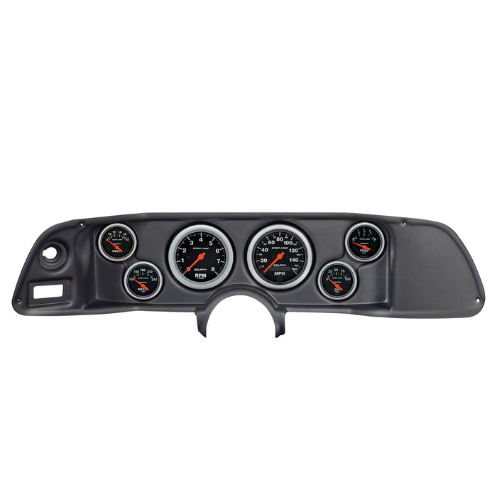 AutoMeter 7022-SC DIRECT FIT DASH KIT; CAMARO 70-78; TACH/MPH/FUEL/OILP/WTMP/VOLT; SPORT-COMP - Truck Part Superstore