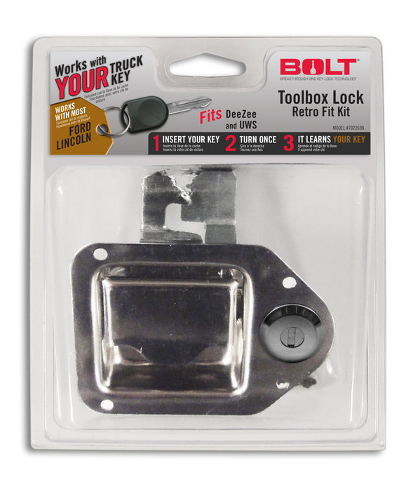 BOLT 7022698 Truck Tool Box Lock and Key - Truck Part Superstore