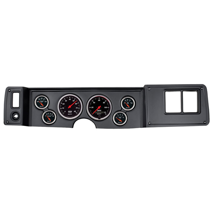 AutoMeter 7023-DB DIRECT FIT DASH KIT; CAMARO 79-81; TACH/MPH/FUEL/OILP/WTMP/VOLT; DESIGNER BLACK - Truck Part Superstore