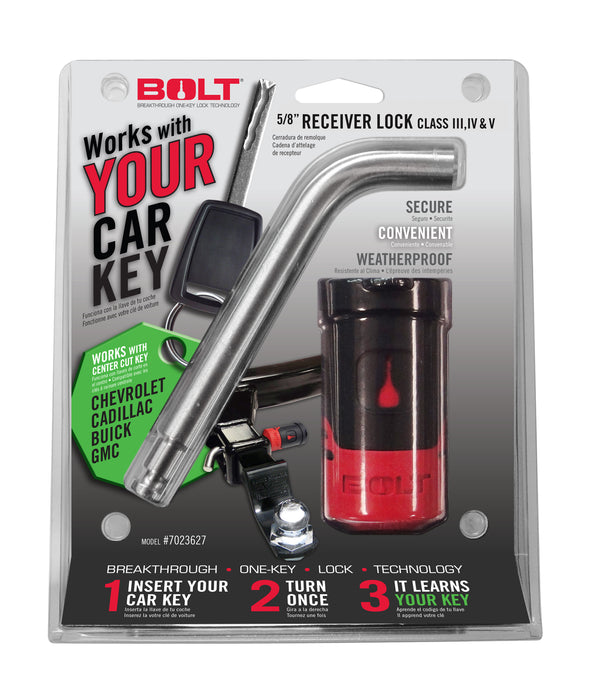 BOLT 7023582 5/8IN. RECEIVER LOCK GM CENTER CUT - Truck Part Superstore