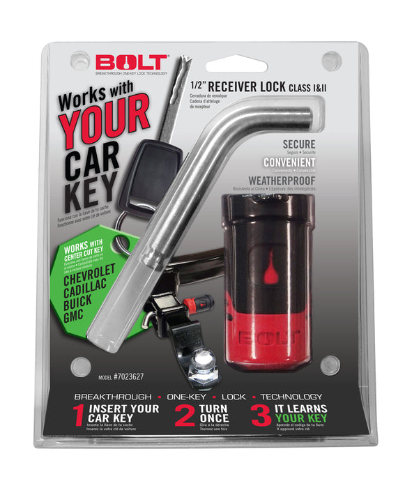 BOLT 7023627 1/2IN. RECEIVER LOCK GM CENTER CUT - Truck Part Superstore