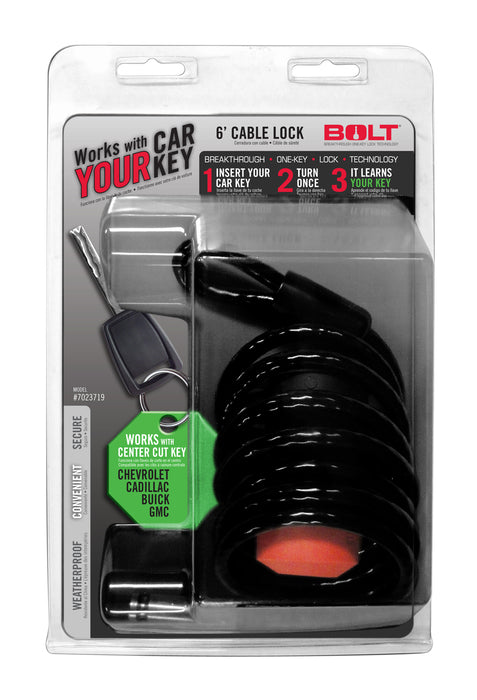 BOLT 7023719 6FT. CABLE LOCK GM CENTER CUT - Truck Part Superstore