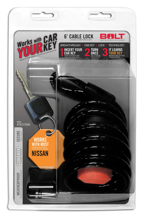 BOLT 7023720 6FT. CABLE LOCK NISSAN - Truck Part Superstore