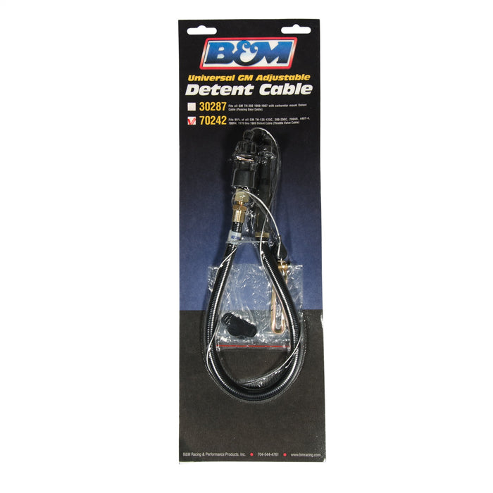 B&M 70242 Universal TV/Kickdown Cable; Adjustable Fit 26-49 in.; - Truck Part Superstore