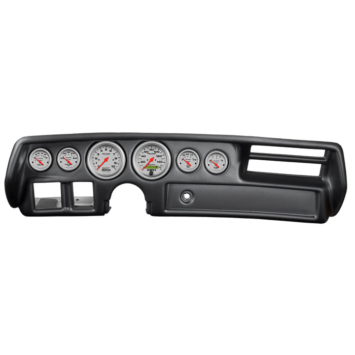 AutoMeter 7026-UL DIRECT FIT DASH KIT; CHEVELLE/ELCAMINO/MALIBU 70-72; RPM/MPH/FUEL/OILP/WTMP/VOLT - Truck Part Superstore
