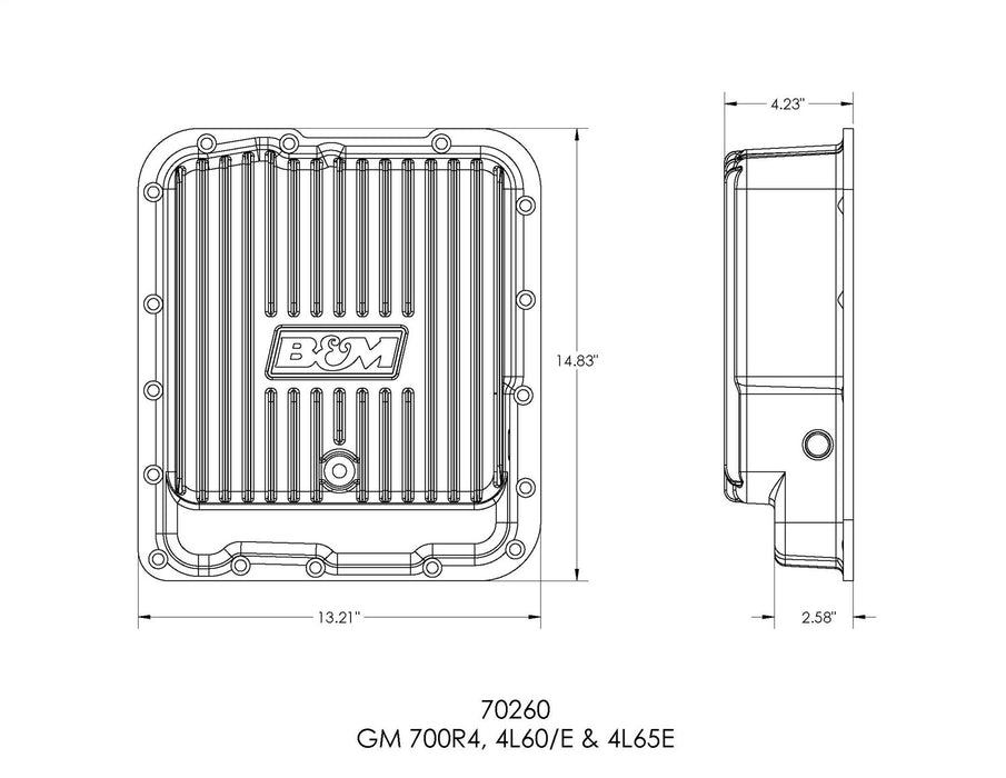 B&M 70260 Transmission Oil Pan - Truck Part Superstore
