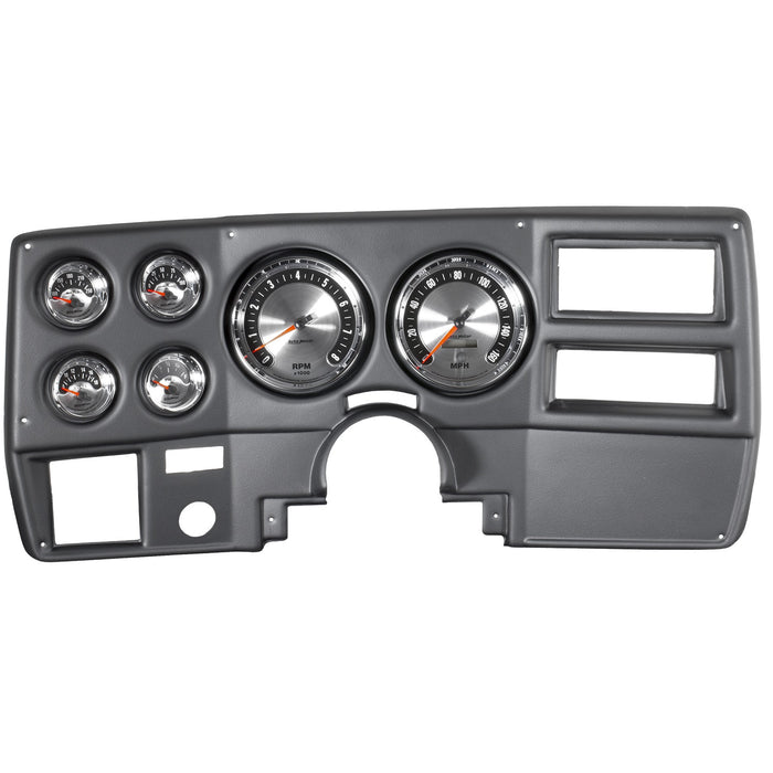 AutoMeter 7027 DIRECT FIT DASH KIT; CHEVY TRUCK/SUBURBAN 73-83; TACH/MPH/FUEL/OILP/WTMP/VOLT; A - Truck Part Superstore