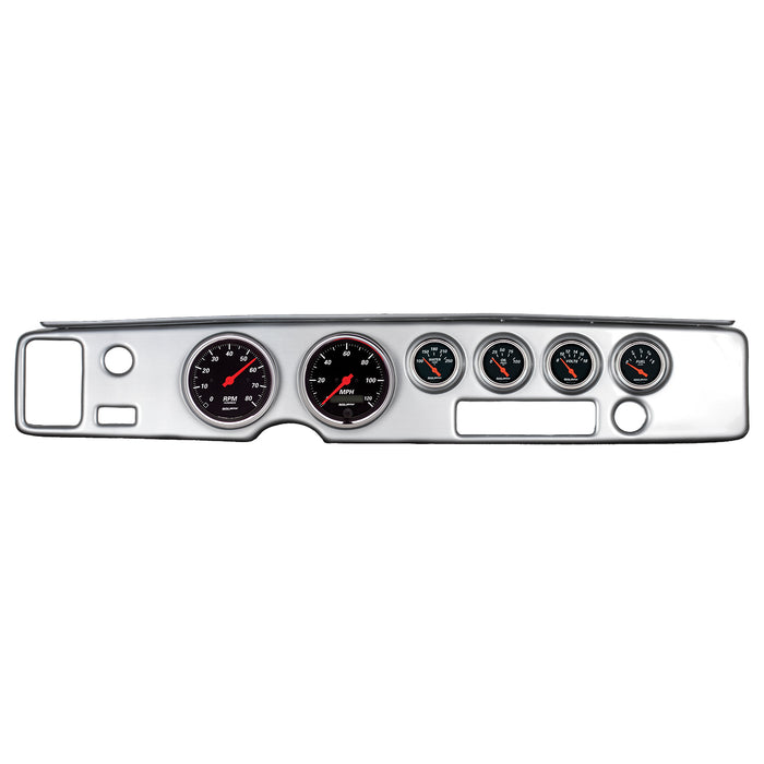 AutoMeter 7028-DB DIRECT FIT DASH KIT; FIREBIRD 70-81; TACH/MPH/FUEL/OILP/WTMP/VOLT; DESIGNER BLAC - Truck Part Superstore
