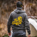 KC HiLiTES 70308 KC Hoodie Zip-Up Racer Logo Front Original Logo Back Heather Gray Medium - Truck Part Superstore