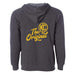 KC HiLiTES 70309 KC Hoodie Zip-Up Racer Logo Front Original Logo Back Heather Gray Large - Truck Part Superstore