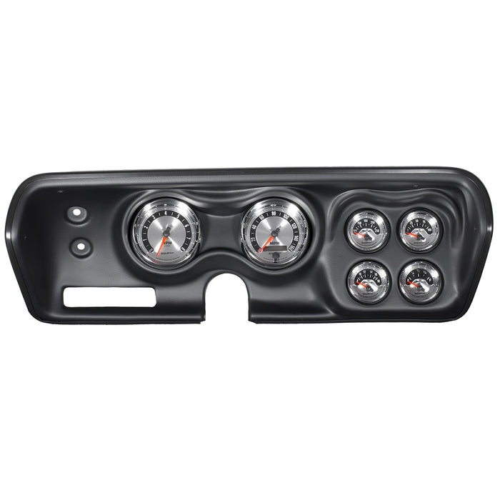 AutoMeter 7030 DIRECT FIT DASH KIT; BBODY/CHRGR/GTX/RDRNR/SAT 71-74; RPM/MPH/FUEL/OILP/WTMP/BAT - Truck Part Superstore