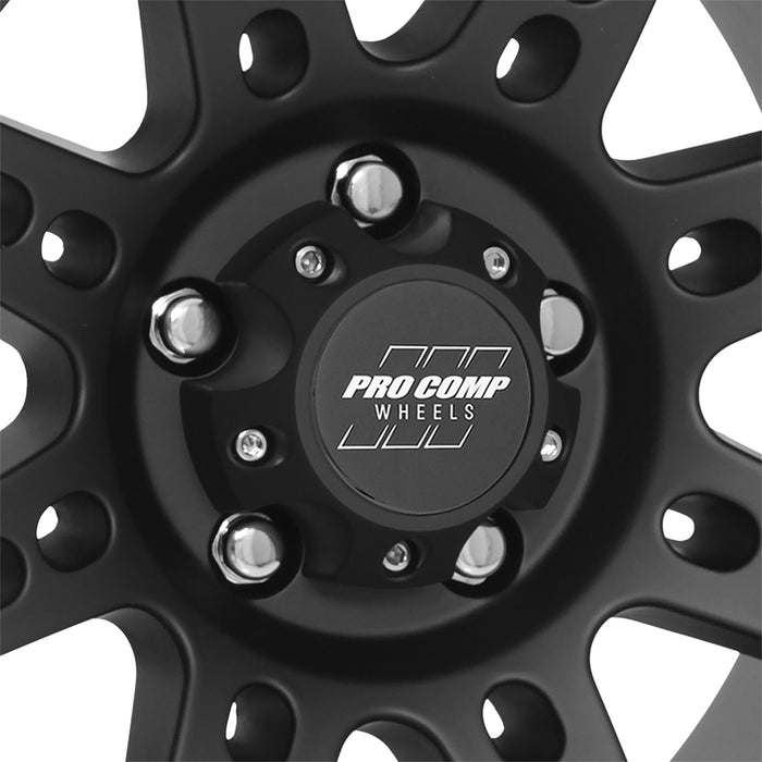 Pro Comp Alloy Wheels 7031-5865 Series 7031 15x8 with 5 on 4.5 Bolt Pattern 5 Backspace Flat Black Finish Pro Comp Alloy Wheels - Truck Part Superstore