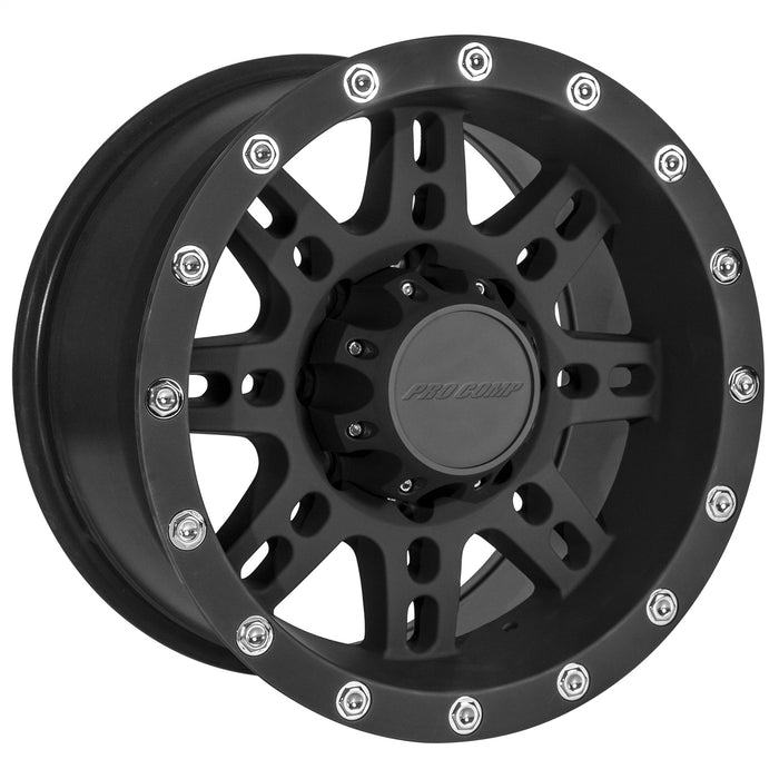 Pro Comp Alloy Wheels 7031-7982 Series 7031 17x9 with 8 on 6.5 Bolt Pattern 4.75 Backspace Flat Black Finish Pro Comp Alloy Wheels - Truck Part Superstore