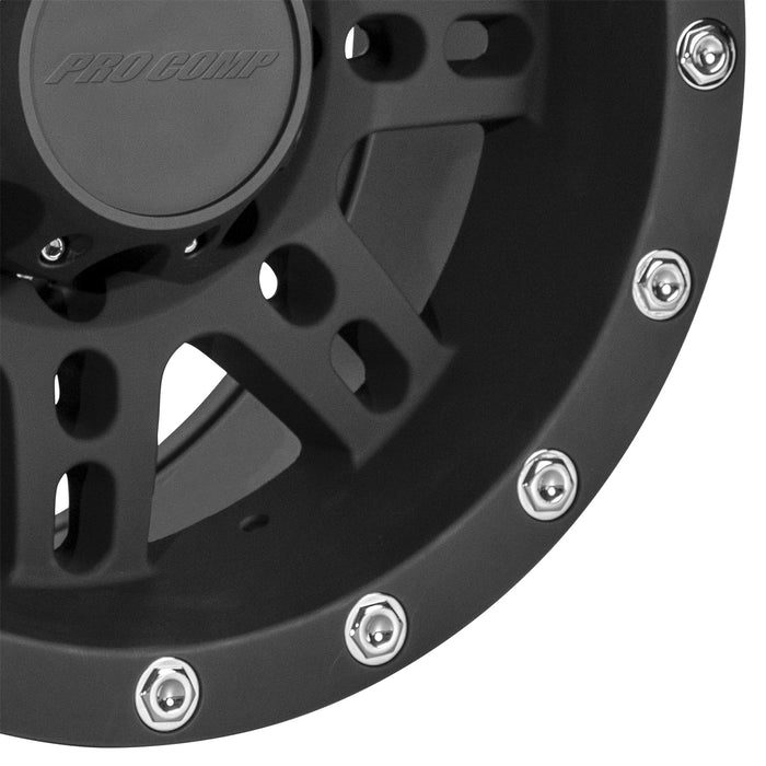 Pro Comp Alloy Wheels 7031-7982 Series 7031 17x9 with 8 on 6.5 Bolt Pattern 4.75 Backspace Flat Black Finish Pro Comp Alloy Wheels - Truck Part Superstore