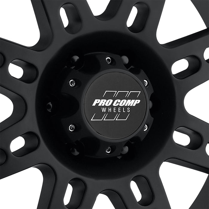 Pro Comp Alloy Wheels 7031-7983 Series 7031 17x9 with 6 on 5.5 Bolt Pattern 4.75 Backspace Flat Black Finish Pro Comp Alloy Wheels - Truck Part Superstore
