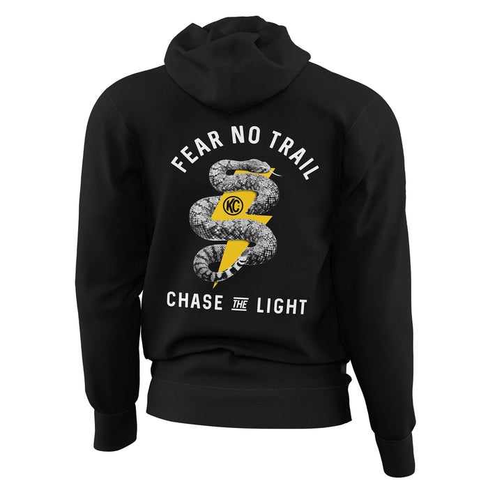 KC HiLiTES 70317 KC Fear No Trail Zip-Up Hoodie - Black - Large - Truck Part Superstore
