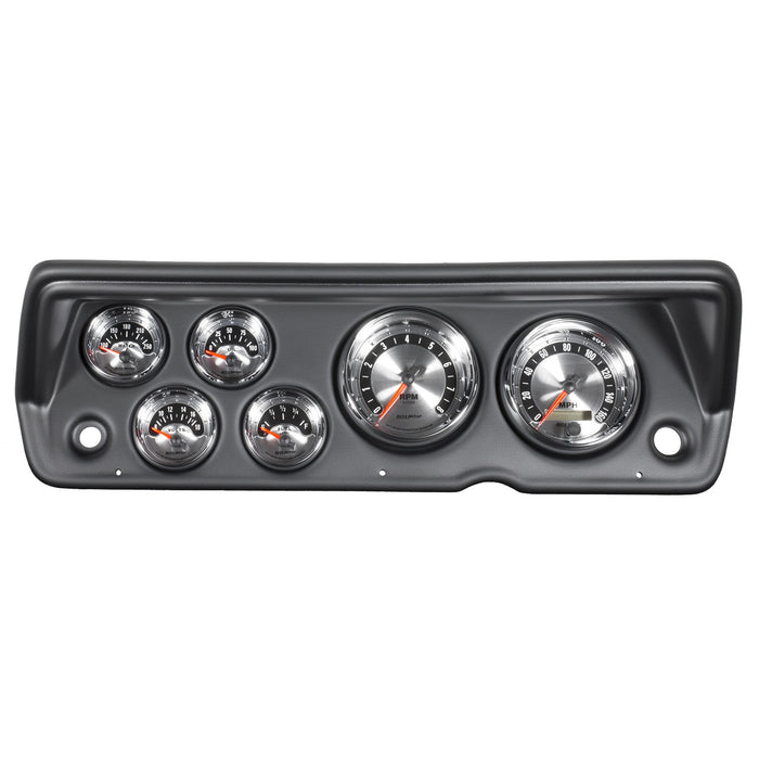 AutoMeter 7031 DIRECT FIT DASH KIT; ABODY/DUSTER/DEMON/DART 70-76; TACH/MPH/FUEL/OILP/WTMP/VOLT - Truck Part Superstore