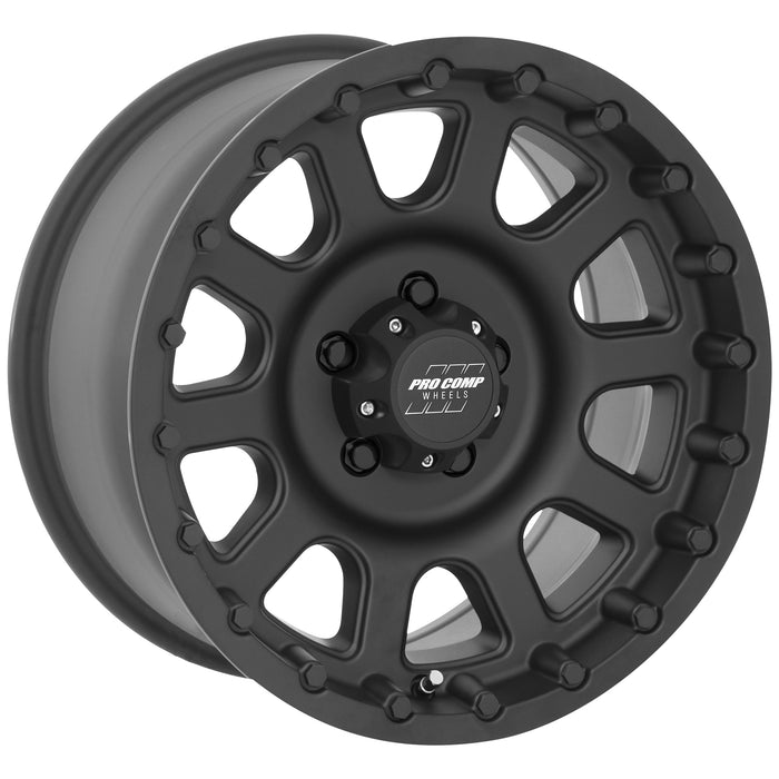 Pro Comp Alloy Wheels 7032-6865 Series 7032 16x8 with 5 on 4.5 Bolt Pattern Flat Black Pro Comp Alloy Wheels - Truck Part Superstore
