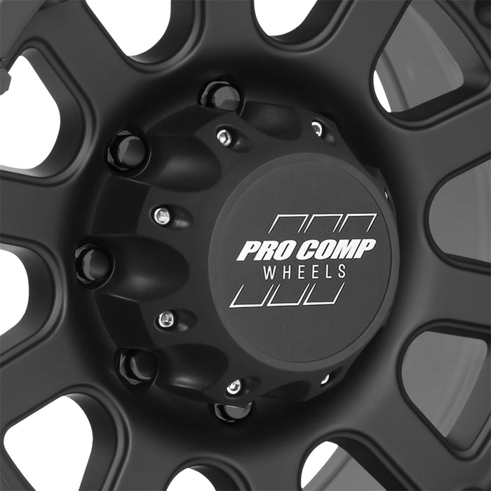 Pro Comp Alloy Wheels 7032-7970 Series 7032 17x9 with 8 on 170 Bolt Pattern Flat Black Pro Comp Alloy Wheels - Truck Part Superstore